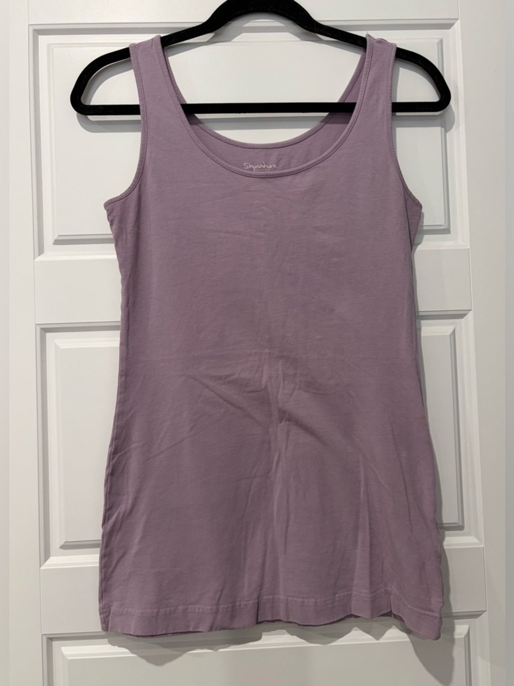 Signature Lilac Scoop Neck Tank Top